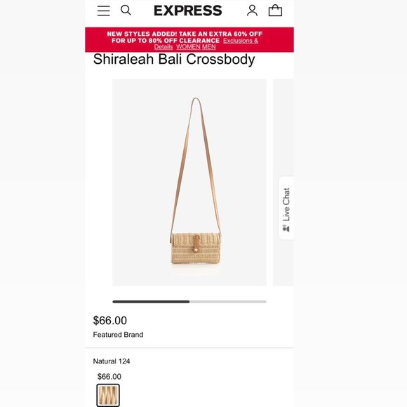 handbag express clearance
